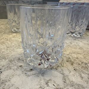 Vintage Gorham Crystal Lady Anne Old Fashioned Tumblers‎ Barware